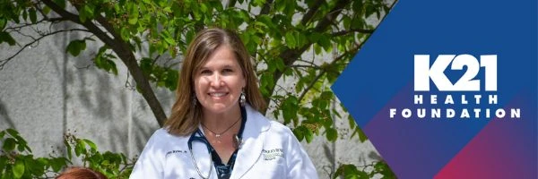 doctor smiling at camera