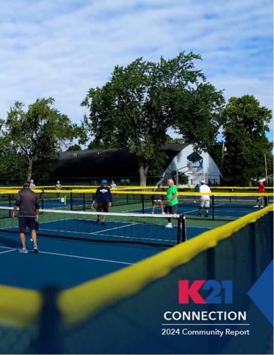 Cover of K21 annual report for 2024